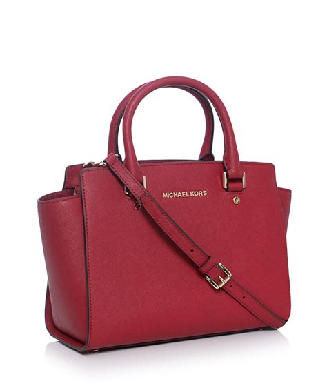 michael kors red selma medium|Michael Kors selma medium crossbody.